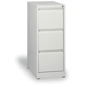 Szafy biurowe - B2B Partner Szafa kartotekowa A4, 3 szuflady, szara V003 - miniaturka - grafika 1