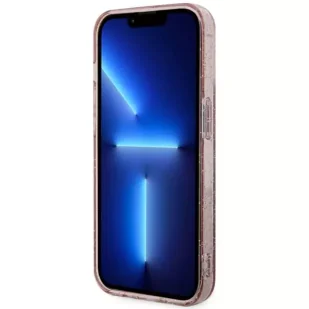 Guess GUHMP14LHCMCGP do Apple iPhone 14 Pro 6.1" różowy/pink hardcase Glitter Gold MagSafe - Etui i futerały do telefonów - miniaturka - grafika 5