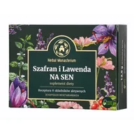 Witaminy i minerały - Herbal Monasterium Szafran i Lawenda na sen, Suplement diety, 30 kapsułek - miniaturka - grafika 1