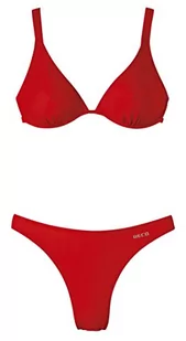 Beco damski strój kąpielowy z fiszbinami bikini czerwony, 36 - Stroje kąpielowe - miniaturka - grafika 1