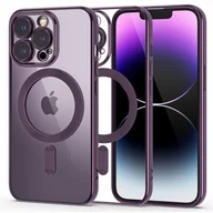 Etui i futerały do telefonów - Etui IPHONE 14 PRO Tech-Protect MagShine fioletowe - miniaturka - grafika 1