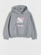 Bluzy dla dziewczynek - Reserved - Bluza Hello Kitty - ciemnoszary - miniaturka - grafika 1