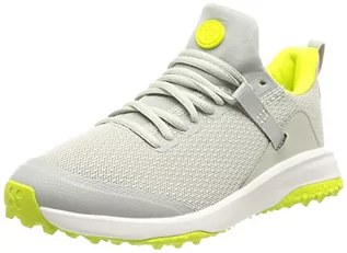 Buty dla chłopców - PUMA Chłopięce Fusion Evo Jr. buty golfowe, High Rise Limepunch - 38.5 EU - grafika 1