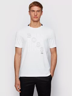 Koszulki męskie - Hugo Boss T-Shirt Teeonic 50447948 Biały Regular Fit - grafika 1