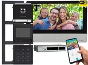 Wideodomofony - Zestaw modułowy jednorodzinny wideodomofon IP Vidos ONE M2020 A2000G/D/LCD FullHD IPS Szyfrator Natynkowy - miniaturka - grafika 1