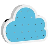 Lampy stojące - Polux Chmurka LED lampka drewniana 310675 310675 - miniaturka - grafika 1