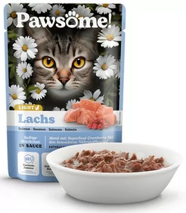 Pawsome Adult Light Lachs - łosoś saszetka 85g - Mokra karma dla kotów - miniaturka - grafika 2
