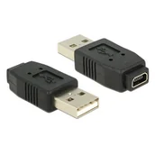 Adaptery i przejściówki - Delock Adapter USB AM->Mini USB BF 2.0 65094 - miniaturka - grafika 1