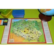 Atlasy i mapy - Polska dwustronna podkładka na biurko do ćwiczeń dla dzieci ArtGlob - miniaturka - grafika 1