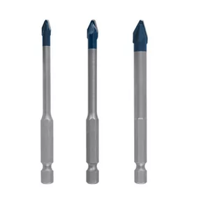 Bosch zestaw wierteł do płytek ceramicznych Expert HEX-9 HardCeramic (5, 6, 8 mm) 3 elementy 2608900595 - Wiertła - miniaturka - grafika 1