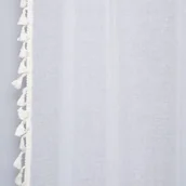 Firany - Firanka z tunelem ASENA 140 x 260 cm, kolor ecru - miniaturka - grafika 1