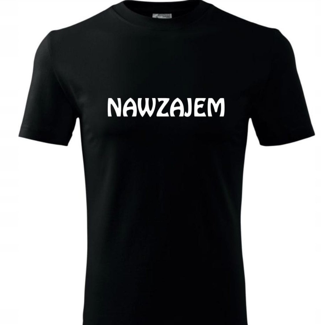 ŚWIĄTECZNA KOSZULKA Z NADRUKIEM MĘSKA ŚMIESZNA T-SHIRT NAWZAJEM ŻYCZENIA L