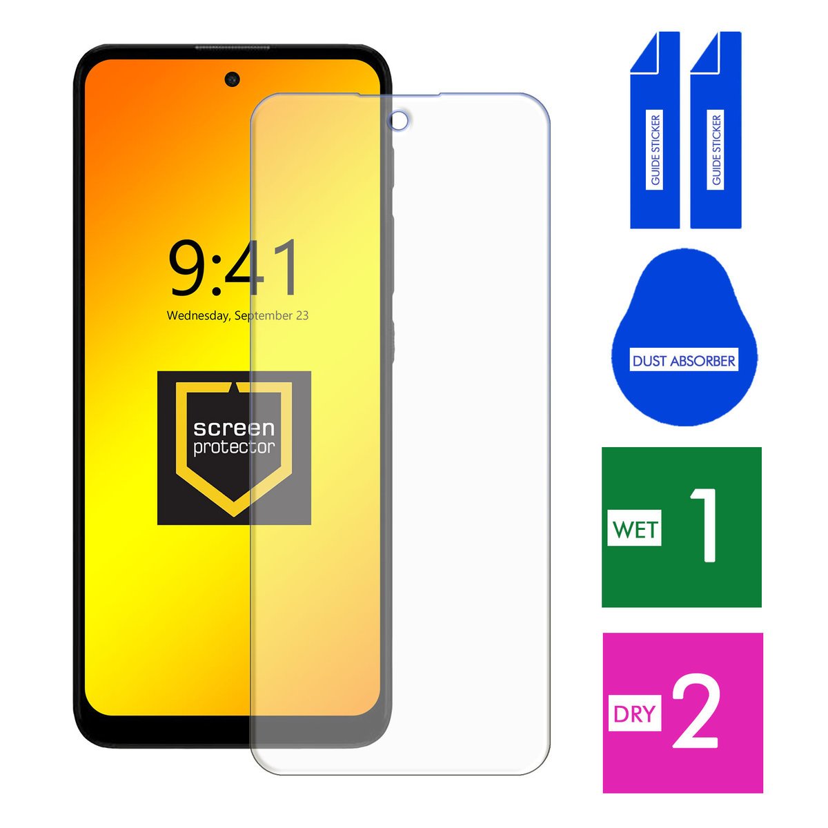 SZKŁO HARTOWANE DO MOTOROLA MOTO E30 SZYBKA 9H OCHRONNE PANCERNE