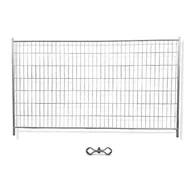 Pachołki i taśmy ostrzegawcze - Metalowe ogrodzenie mobilne, 2400 x 2100 mm - miniaturka - grafika 1