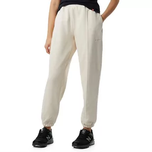 Spodnie New Balance WP23553GIE - beżowe - Spodnie sportowe damskie - miniaturka - grafika 1