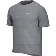 Koszulki męskie - Nike Męski T-Shirt Dri-Fit Rise 365, Szary, XL - miniaturka - grafika 1