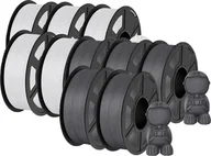 Filamenty i akcesoria do drukarek 3D - Matowy filament PLA do drukarek 3D, waga 1,1 kg, płynne drukowanie, 5WT5GY - miniaturka - grafika 1