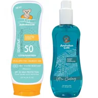 Kosmetyki kąpielowe dla dzieci - Australian Gold SPF50 Kids Sensitive + Aloe Freeze Gel - miniaturka - grafika 1