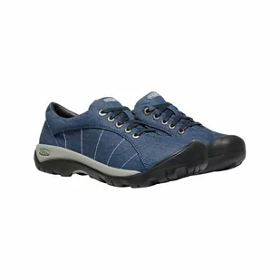 Buty miejskie damskie KEEN PRESIDIO CANVAS - Klapki i japonki męskie - miniaturka - grafika 1