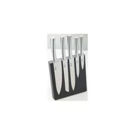 Noże kuchenne - Komplet 5 noży ze stali nierdzewnej z magnetycznym stojakiem Jean Dubost Meteor - miniaturka - grafika 1