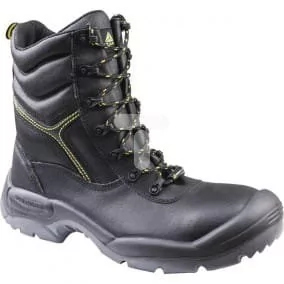 Delta Plus Buty robocze ze skórzany krupon barwiony gładki amagnetyczne S3 SRC kolor czarny rozmiar 42 CALYPS3NO42 CALYPS3NO42 - Obuwie robocze - miniaturka - grafika 1