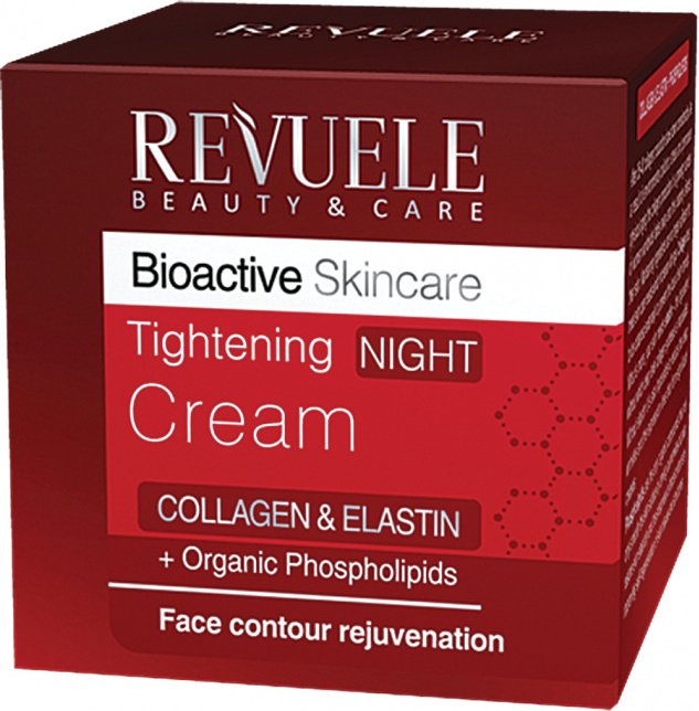 Krem do twarzy na noc / Revuele Bioactive Skin Care Collagen & Elastin Tightening Night Cream (50 ml)
