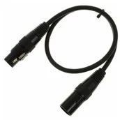 Kable - Kabel przewód DMX XLR 0,5m pro snake 110 Ohm 3 pin pro snake - miniaturka - grafika 1