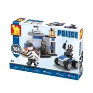 Klocki - Klocki Policja 105el 23424 DROMADER - miniaturka - grafika 1