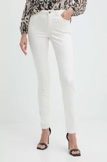 Spodnie damskie - Morgan jeansy PIOUBA damskie kolor beżowy PIOUBA - grafika 1