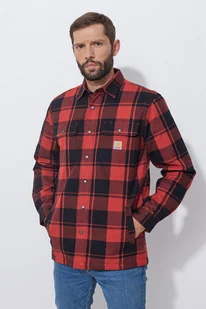 Koszula flanelowa ocieplana w kratę Carhartt Heavyweight - L - Koszule męskie - miniaturka - grafika 1
