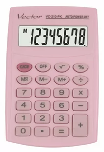 Kalkulator Vector VC-210 PK kieszonkowy - Kalkulatory - miniaturka - grafika 1