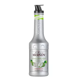 Monin Puree Green Apple 1 l - zielone jabłko - Syropy i koncentraty owocowe - miniaturka - grafika 1