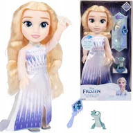 Lalki dla dziewczynek - Lalka Disney Princess Śpiewająca Elsa Kraina Lodu Frozen Lalka 35 CM Akc. - miniaturka - grafika 1