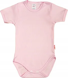 Body KRÓTKI rękaw JASNY RÓŻ r 80 KLEKLE - Body dla niemowląt - miniaturka - grafika 1