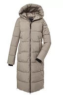 Płaszcze damskie - G.I.G.A. DX Damski pikowany płaszcz z kapturem/płaszcz funkcyjny jest odporny na działanie wody GW 50 WMN QLTD CT, jasnobeżowy, 38, 39840-000 - miniaturka - grafika 1