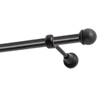 Karnisze - Karnisz DECASTYL Gałka Max pojedynczy 320 cm Czarny - miniaturka - grafika 1