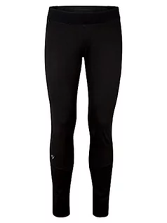 Spodnie damskie - Ziener Damskie spodnie softshellowe, długie bieganie, wiatroszczelne, elastyczne Nura czarny czarny 36 214185 - grafika 1