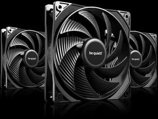 be quiet! Pure Wings 3 120mm PWM high-speed 3-Packschwarz, 3er-Pack, 120 mm BL140 - Wentylatory komputerowe - miniaturka - grafika 1