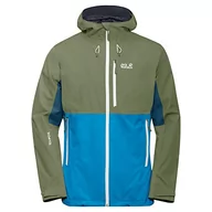 Kurtki męskie - Jack Wolfskin Męska kurtka Eagle Peak Niebieski klejnot S 1112991-1340002 - miniaturka - grafika 1