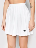 Spódnice - Adidas Spódnica plisowana HG6305 Biały Regular Fit - miniaturka - grafika 1
