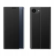 Etui i futerały do telefonów - Etui New Sleep Case pokrowiec z klapką i podstawką na iPhone 16e - czarne - miniaturka - grafika 1