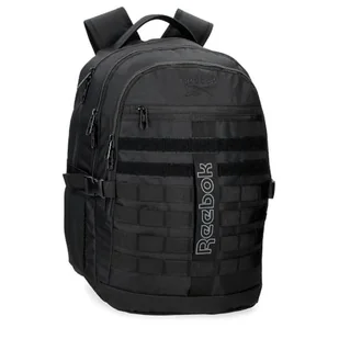 Reebok Cross One Plecak Dwukomorowy Czarny 34x46x15 cm Poliester 23,46L by Joumma Bags, Czarny (Black), Talla única, Plecak z podwójną komorą - Plecaki - miniaturka - grafika 1