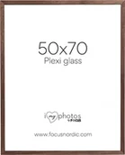 Ramki na zdjęcia - Ramka Focus Focus Soul Walnut veneer 50X70 Plexi - miniaturka - grafika 1