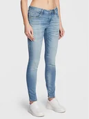 Spodnie damskie - Guess Jeansy Annette W2YA99 D4Q01 Niebieski Skinny Fit - miniaturka - grafika 1
