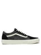 Trampki męskie - Vans Tenisówki Old Skool VN000CT8CJK1 Czarny - miniaturka - grafika 1