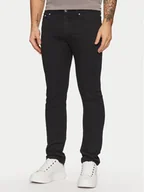 Spodnie męskie - KARL LAGERFELD Jeansy 265842 551861 Czarny Slim Fit - miniaturka - grafika 1