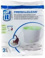 Miski dla kotów - Filtry do poidełka Catit Design Fresh & Clear - Filtry zapasowe, 3 sztuki - miniaturka - grafika 1