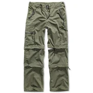 Odzież trekkingowa męska - Spodnie trekkingowe męskie Brandit 3w1 Savannah Olive - miniaturka - grafika 1