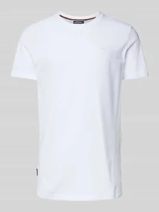 T-shirt z wyhaftowanym logo - Koszulki męskie - miniaturka - grafika 1