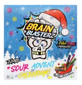Bombonierki i czekoladki - Brain Blasterz Kalendarz Adwentowy 306g zestaw kwaśnych słodyczy na prezent na Boże Narodzenie - miniaturka - grafika 1